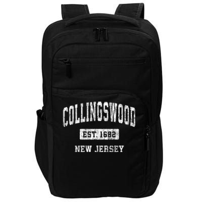 Collingswood New Jersey Nj Vintage Sports Established Impact Tech Backpack