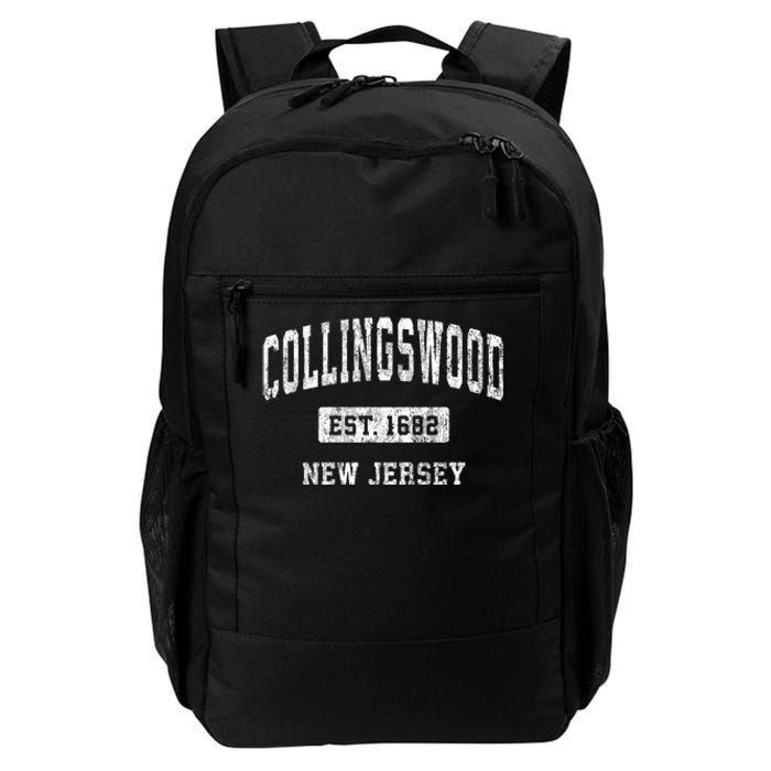 Collingswood New Jersey Nj Vintage Sports Established Daily Commute Backpack