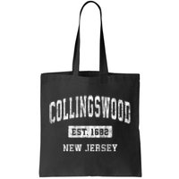 Collingswood New Jersey Nj Vintage Sports Established Tote Bag