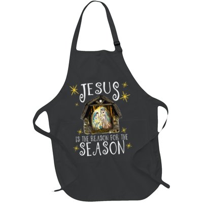 Christmas Nativity Jesus Is The Reason For The Season Manger Apron