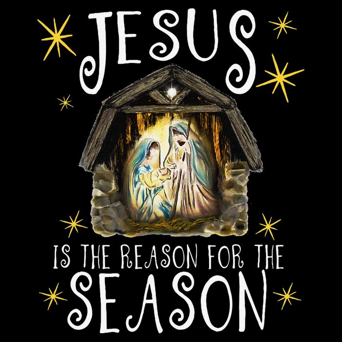 Christmas Nativity Jesus Is The Reason For The Season Manger 16 in Basic Backpack