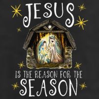 Christmas Nativity Jesus Is The Reason For The Season Manger Hat