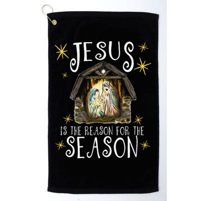 Christmas Nativity Jesus Is The Reason For The Season Manger Golf Towel