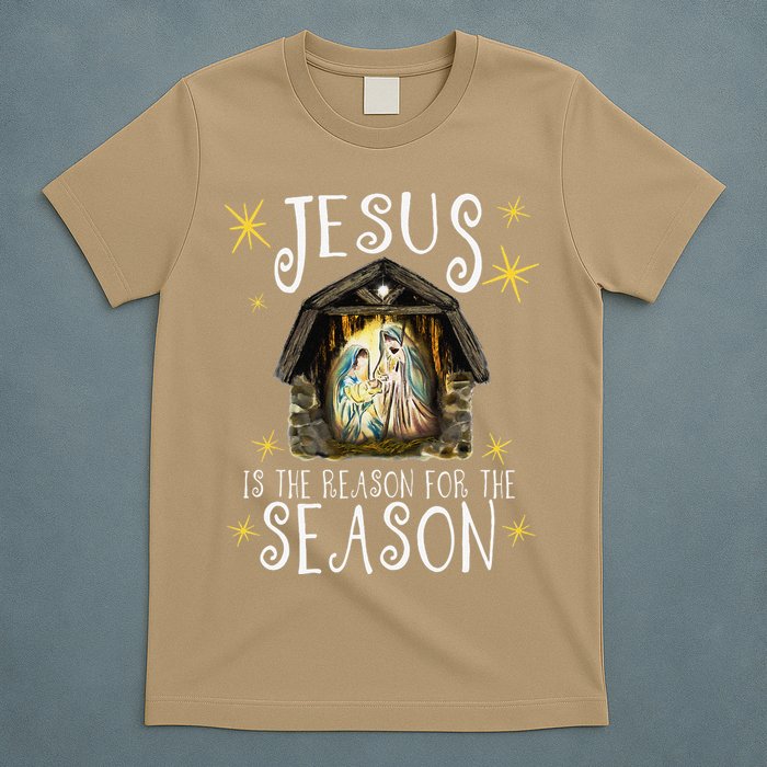 Christmas Nativity Jesus Is The Reason For The Season Manger T-Shirt