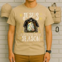 Christmas Nativity Jesus Is The Reason For The Season Manger T-Shirt