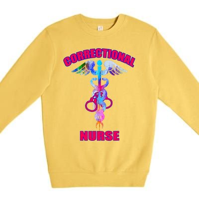 Correctional Nurse Jails Prisons Inmate Care Rn Lpn Nursing Premium Crewneck Sweatshirt