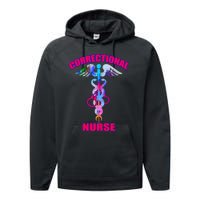 Correctional Nurse Jails Prisons Inmate Care Rn Lpn Nursing Performance Fleece Hoodie