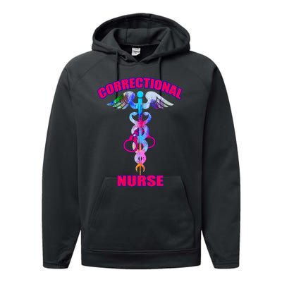 Correctional Nurse Jails Prisons Inmate Care Rn Lpn Nursing Performance Fleece Hoodie