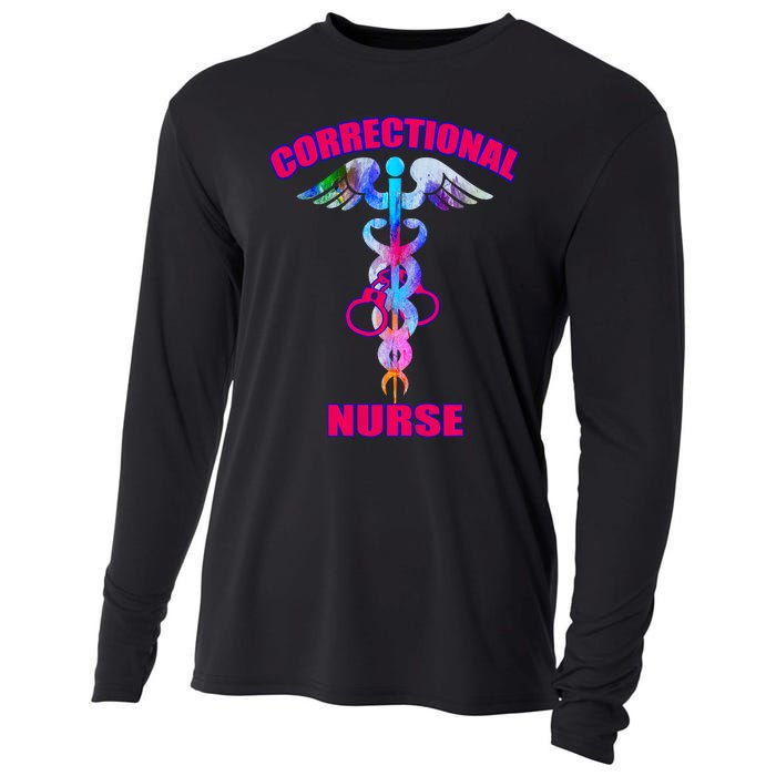 Correctional Nurse Jails Prisons Inmate Care Rn Lpn Nursing Cooling Performance Long Sleeve Crew