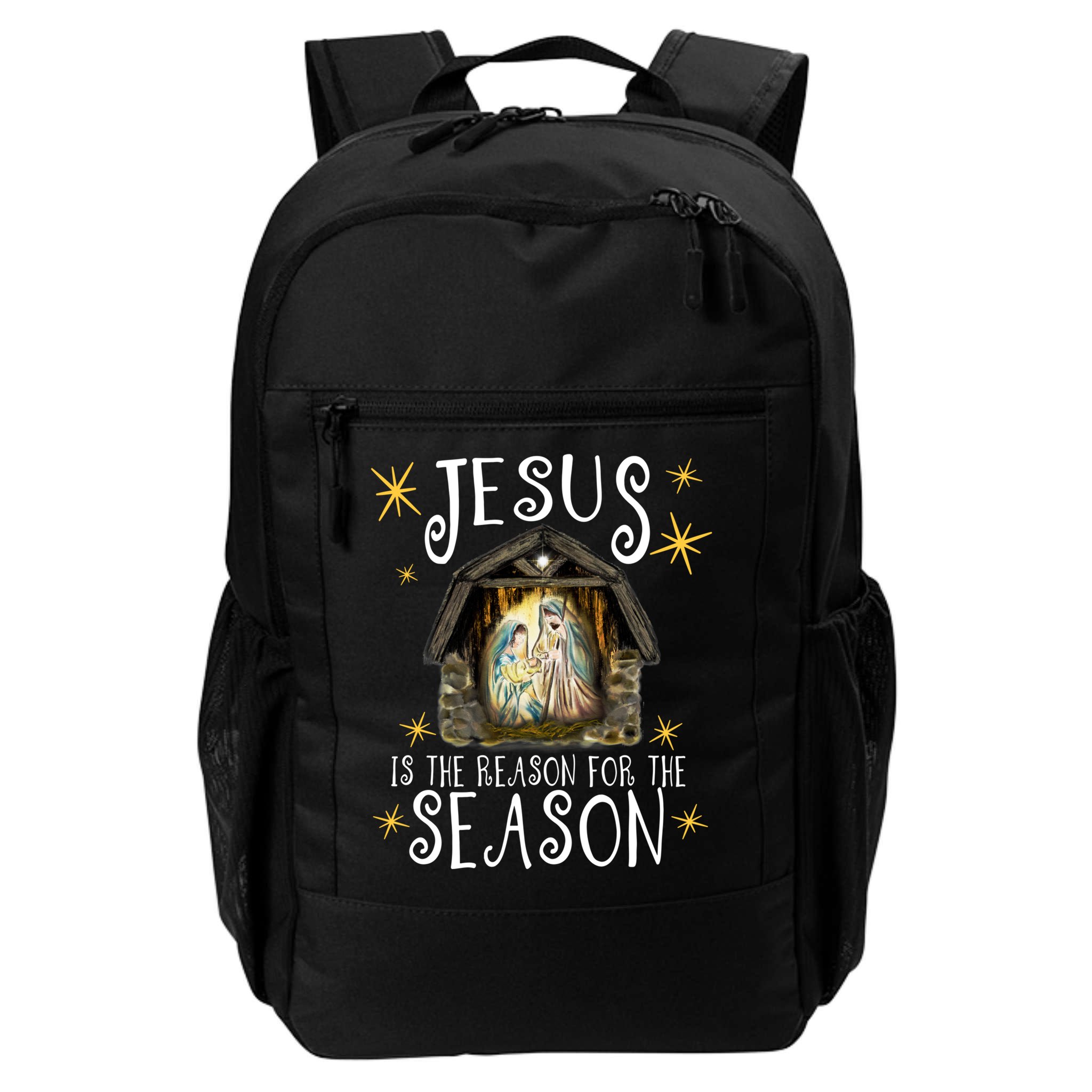 Christmas Nativity Jesus Is The Reason For The Season Ger Gift Backpack