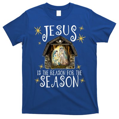 Christmas Nativity Jesus Is The Reason For The Season Ger Gift T-Shirt