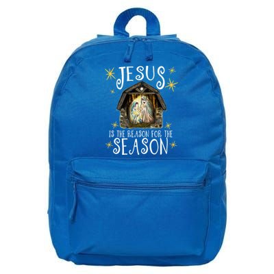 Christmas Nativity Jesus Is The Reason For The Season Ger Gift 16 in Basic Backpack