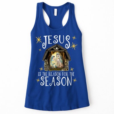 Christmas Nativity Jesus Is The Reason For The Season Ger Gift Womens Tank Top