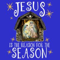 Christmas Nativity Jesus Is The Reason For The Season Ger Gift Baby Bodysuit