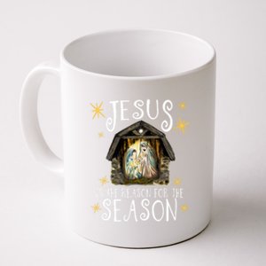 Christmas Nativity Jesus Is The Reason For The Season Ger Gift Coffee Mug