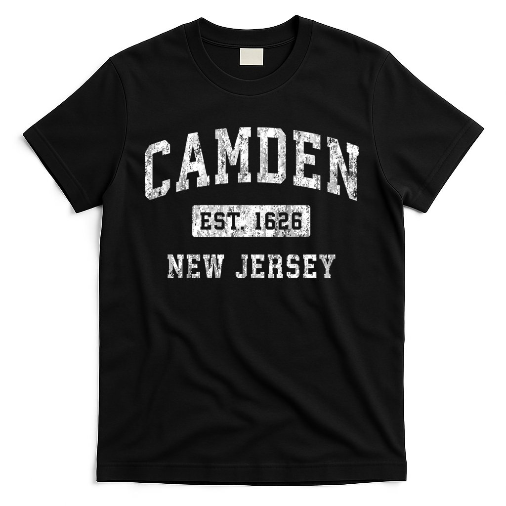 Camden New Jersey Nj Vintage Established Sports T-Shirt
