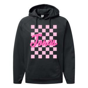 Custom Name Jonas Heart Design Performance Fleece Hoodie