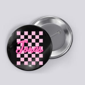 Custom Name Jonas Heart Design Button