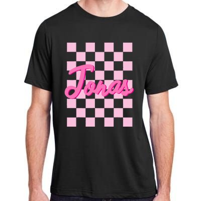 Custom Name Jonas Heart Design Adult ChromaSoft Performance T-Shirt