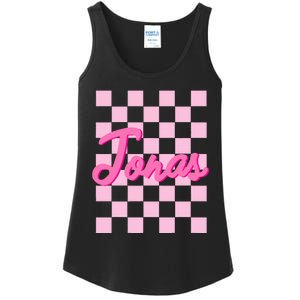 Custom Name Jonas Heart Design Ladies Essential Tank