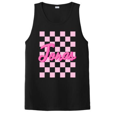 Custom Name Jonas Heart Design PosiCharge Competitor Tank