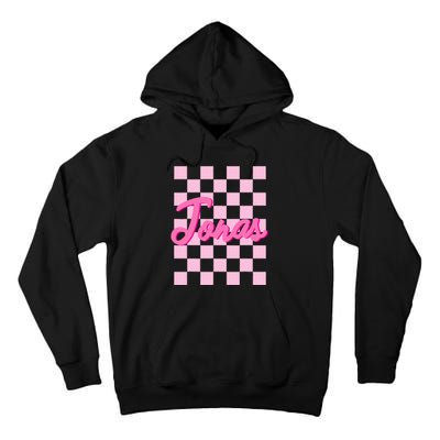 Custom Name Jonas Heart Design Tall Hoodie