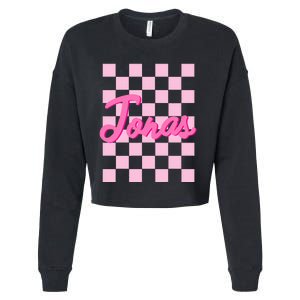 Custom Name Jonas Heart Design Cropped Pullover Crew