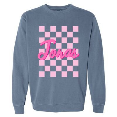 Custom Name Jonas Heart Design Garment-Dyed Sweatshirt