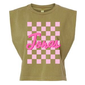 Custom Name Jonas Heart Design Garment-Dyed Women's Muscle Tee