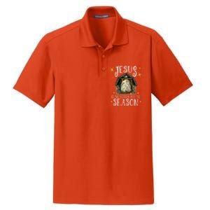 Christmas Nativity Jesus Is The Reason For The Season Ger Gift Dry Zone Grid Polo