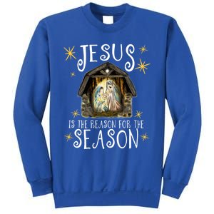 Christmas Nativity Jesus Is The Reason For The Season Ger Gift Sweatshirt