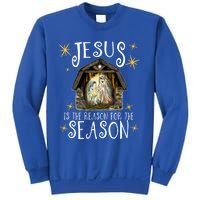 Christmas Nativity Jesus Is The Reason For The Season Ger Gift Sweatshirt