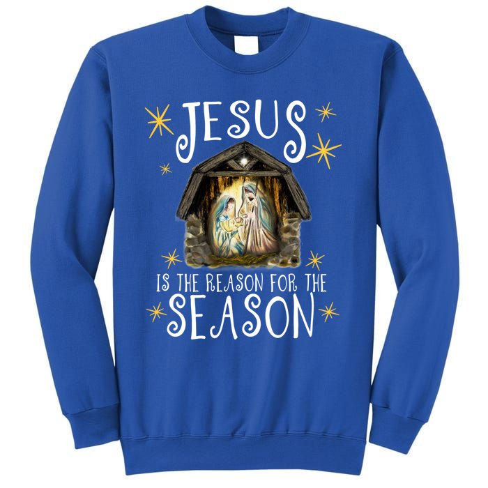 Christmas Nativity Jesus Is The Reason For The Season Ger Gift Sweatshirt