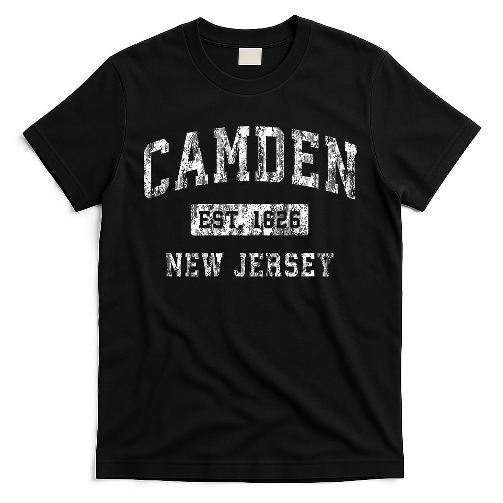 Camden New Jersey Nj Vintage Established Sports T-Shirt