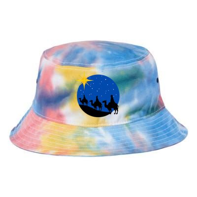 Christmas Nativity Jesus Birth The Three Wise Gift Tie Dye Newport Bucket Hat