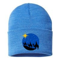 Christmas Nativity Jesus Birth The Three Wise Gift Sustainable Knit Beanie