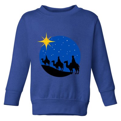 Christmas Nativity Jesus Birth The Three Wise Gift Toddler Sweatshirt