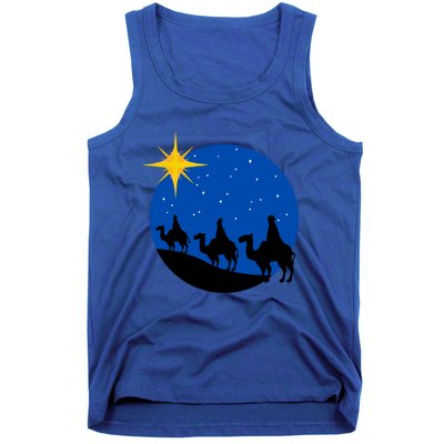 Christmas Nativity Jesus Birth The Three Wise Gift Tank Top