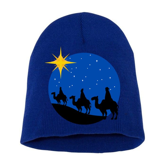 Christmas Nativity Jesus Birth The Three Wise Gift Short Acrylic Beanie