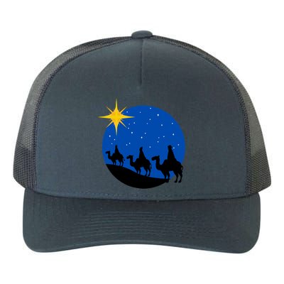 Christmas Nativity Jesus Birth The Three Wise Gift Yupoong Adult 5-Panel Trucker Hat