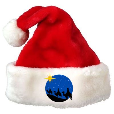 Christmas Nativity Jesus Birth The Three Wise Gift Premium Christmas Santa Hat