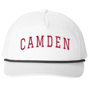 Camden New Jersey Souvenir Sport College Style Text Snapback Five-Panel Rope Hat