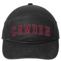 Camden New Jersey Souvenir Sport College Style Text 7-Panel Snapback Hat