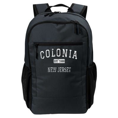 Colonia New Jersey Nj Vintage Daily Commute Backpack