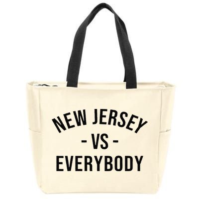 Cute New Jersey Vs Everybodys Gift Zip Tote Bag