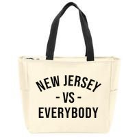 Cute New Jersey Vs Everybodys Gift Zip Tote Bag