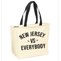 Cute New Jersey Vs Everybodys Gift Zip Tote Bag