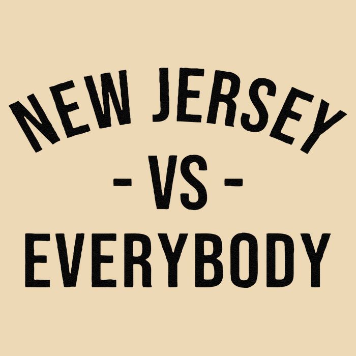 Cute New Jersey Vs Everybodys Gift Zip Tote Bag