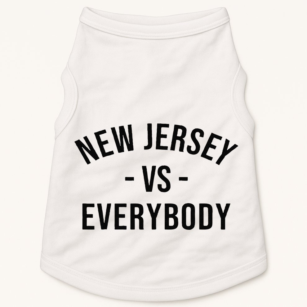 Cute New Jersey Vs Everybodys Gift Doggie Tank