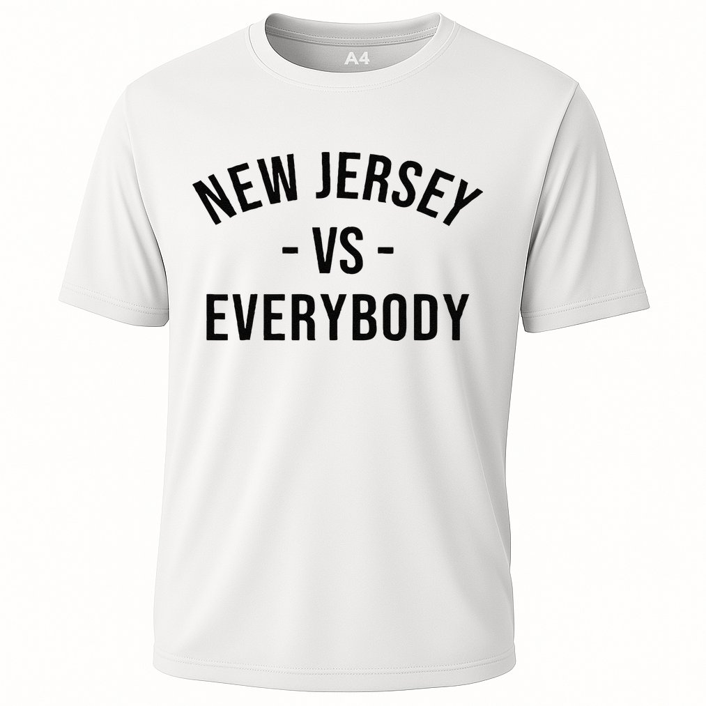 Cute New Jersey Vs Everybodys Gift Cooling Performance Crew T-Shirt